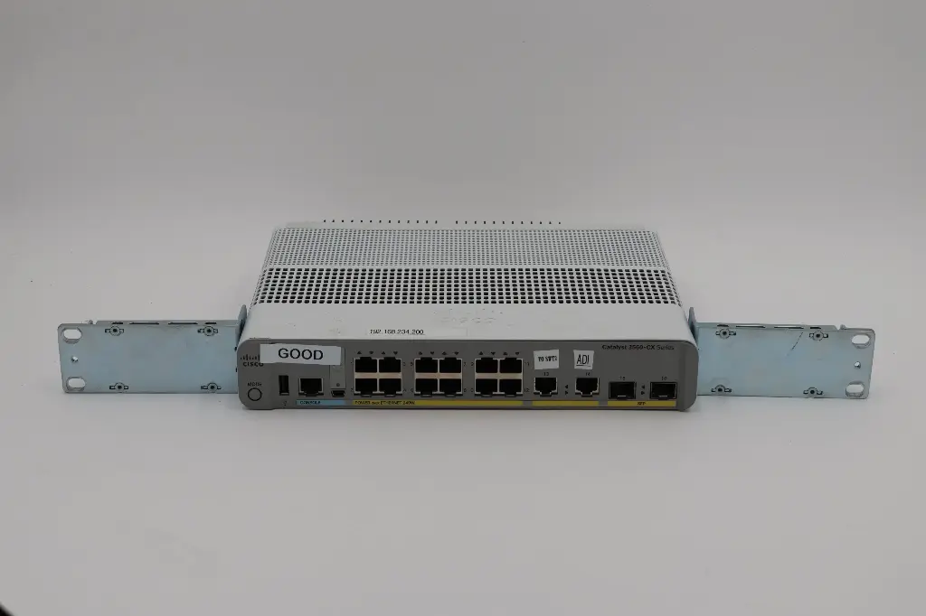 Cisco | Catalyst 3560CX 12x 1GB PoE+ RJ45 2x SFP 2x RJ-45 Switch (WS-C3560CX-12PC-S)