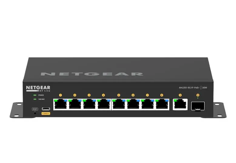 Netgear | 8x1G PoE+ 110W 1x1G and 1xSFP Managed Switch (GSM4210PD)