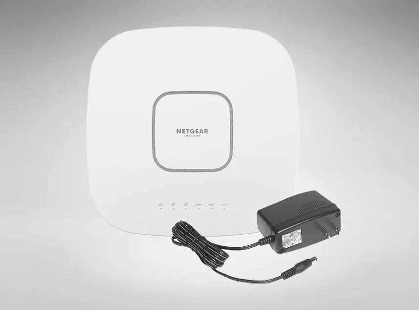 Netgear | AX6000 Tri-Band PoE Multi-Gig WiFi 6 Access Point with Power Adapter (WAX630PA)