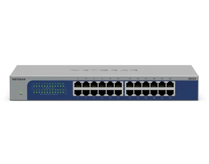 Netgear | 24-Port Gigabit Ethernet Unmanaged Switch (GS524-300NES)
