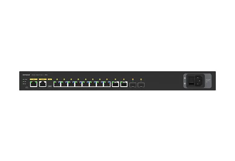 Netgear | 8x1G Ultra90 PoE++ 802.3bt 720W 2x1G and 2xSFP+ Managed Switch (GSM4212UX)