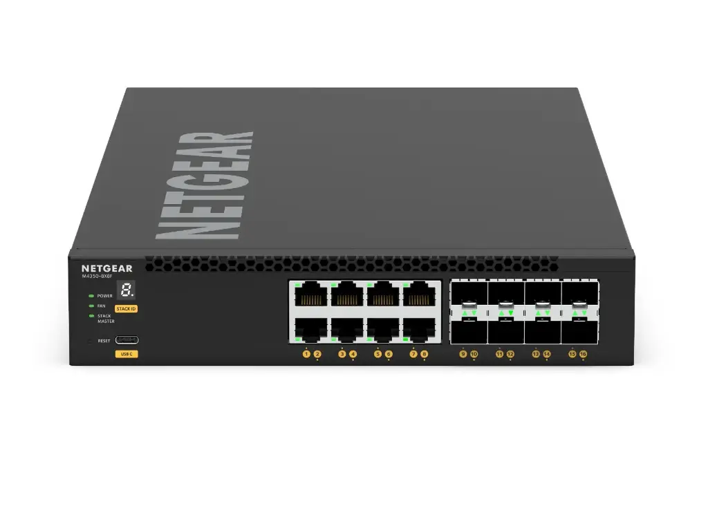 Netgear | 8x10G/Multi-Gig and 8xSFP+ Managed Switch (XSM4316)