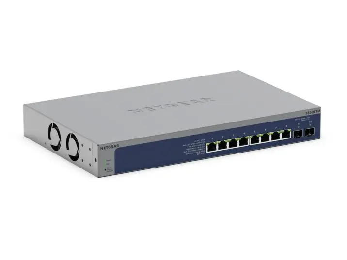 NETGEAR | 8-Port 10G/Multi-Gigabit Ethernet Smart Switch with 2 10G SFP+ Ports (XS508TM)