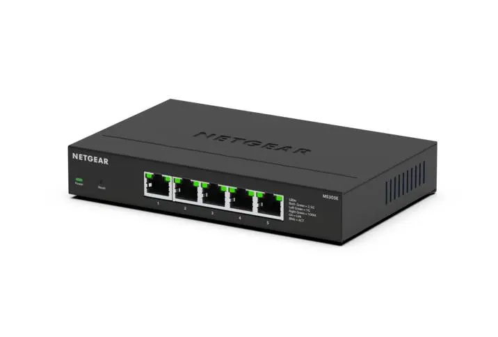 5-port Multi-Gigabit (2.5G) Ethernet Easy Smart Managed Essentials Switch (MS305E)