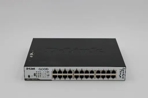 D-Link | 24 Port Gigabit Easy Smart Managed Network Internet Desktop or Rack Mountable (DGS-1100-24P)