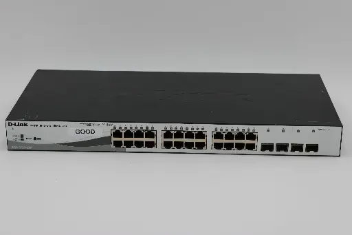 D-Link | D-Link Smart 24-Port Gigabit PoE Switch with 4 Combo SFP Slots (DGS-1224TP)