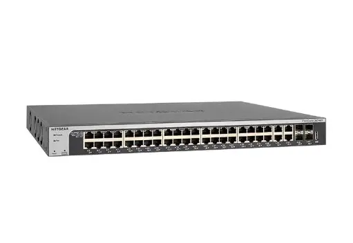 NETGEAR | 48-Port Gigabit PoE+ Smart Switch w/ optional Remote/Cloud Management and 4 SFP Ports (380W) (GS752TP)