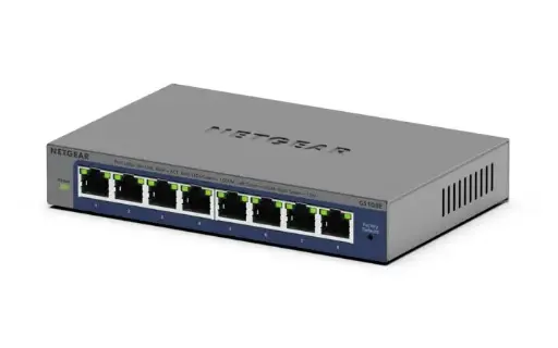 Netgear | 5-Port Gigabit Ethernet Easy Smart Managed Switch (GS108E-400NAS)
