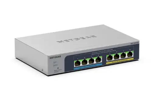 Netgear | 8-Port Multi-Gigabit (2.5G) Ethernet Ultra60 PoE++ Smart Switch (MS108TUP)