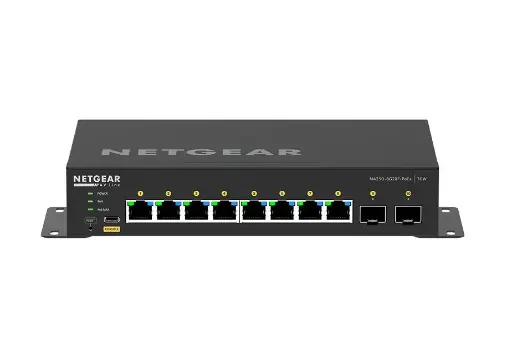 Netgear | 8x1G PoE+ 220W and 2xSFP+ Managed Switch (GSM4210PX)