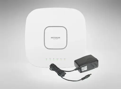 Netgear | AX6000 Tri-Band PoE Multi-Gig WiFi 6 Access Point with Power Adapter (WAX630PA)