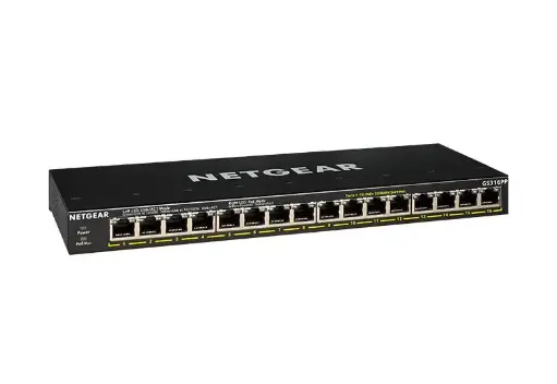 Netgear | 16-Port Gigabit Ethernet Unmanaged PoE+ Essentials Switch (115W) (GS316P)