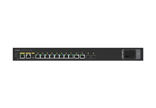 Netgear | 8x1G Ultra90 PoE++ 802.3bt 720W 2x1G and 2xSFP+ Managed Switch (GSM4212UX)