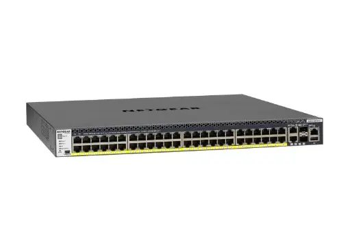 Netgear | 48x1G PoE+ 480W, 2x10G, 2xSFP+ Managed Switch (GSM4352PA)