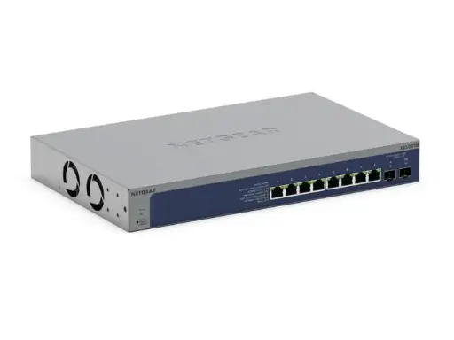 NETGEAR | 8-Port 10G/Multi-Gigabit Ethernet Smart Switch with 2 10G SFP+ Ports (XS508TM)