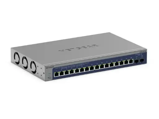 NETGEAR | 16-Port 10G/Multi-Gigabit Ethernet Smart Switch with 2 10G SFP+ Ports (XS516TM)